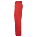 Side view of the Oakley Kendall Rc Shell Ski Pants in Red Flame colourway, men's model