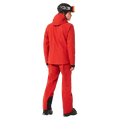 Back view of the Oakley Kendall Rc Shell Ski Pants in Red Flame colourway, men's model
