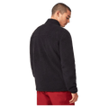 Back view of the Oakley Mountain Fire Sherpa Jumper in Blackout colourway, unisex's model
