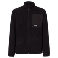 Main view of the Oakley Mountain Fire Sherpa Jumper in Blackout colourway, unisex's model