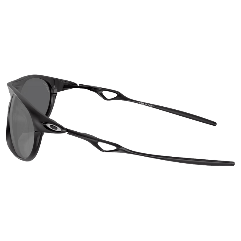 Side view of the Oakley Neo Jacket Sunglasses in Matte Black colourway, unisex's model