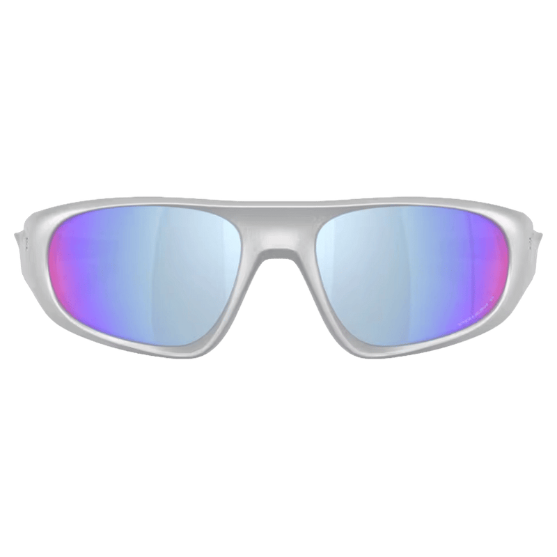 Front view of the Oakley Neogotma Sunglasses in X-Silver colourway, unisex's model