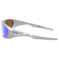 Side view of the Oakley Neogotma Sunglasses in X-Silver colourway, unisex's model