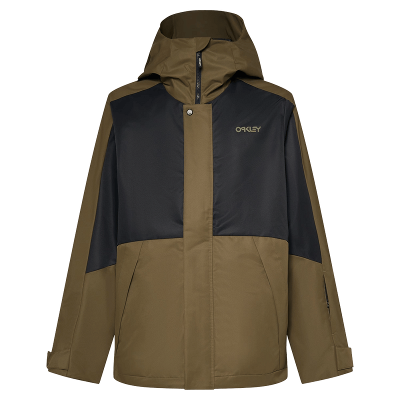 Main view of the Oakley Range Rc 2.0 Ski Jacket in Army Green colourway, men's model
