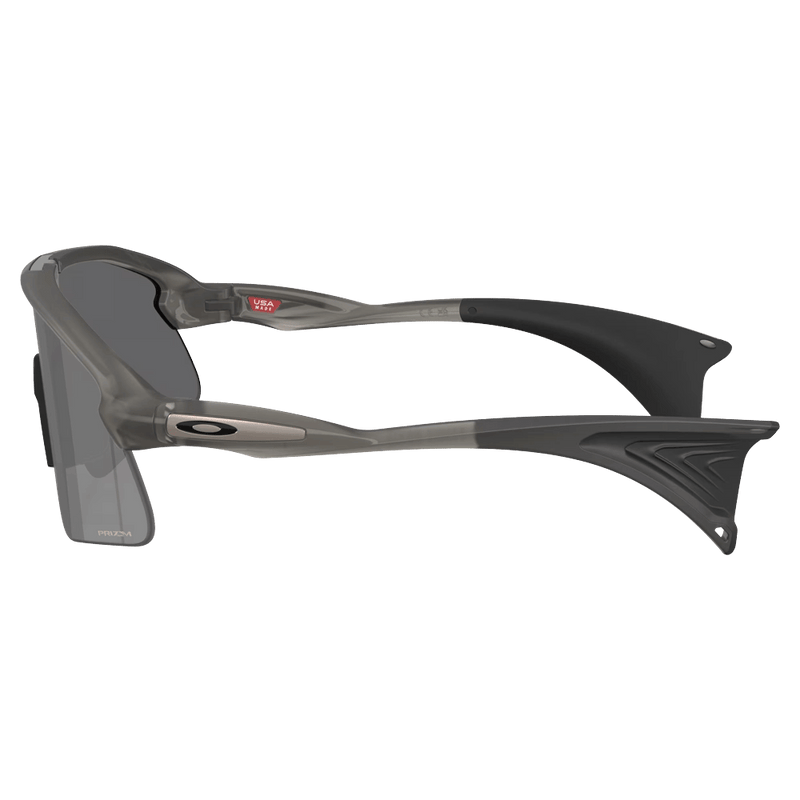 Side view of the Oakley Stunt Devil Sunglasses in Grey Smoke colourway, unisex's model