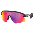 Main view of the Oakley Stunt Devil Sunglasses in Matte Black colourway, unisex's model