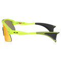 Side view of the Oakley Stunt Devil Sunglasses in Matte Uranium colourway, unisex's model