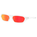 Main view of the Oakley Terraforma Sunglasses in Matte Clear colourway, unisex's model