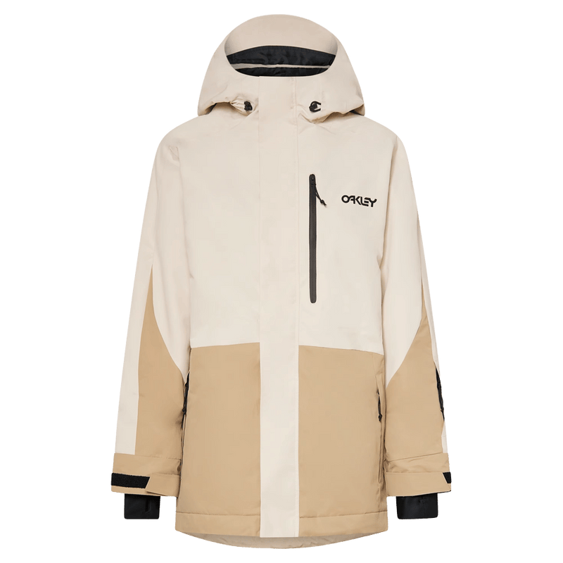 Main view of the Oakley Tnp Tbt Insulated Ski Jacket in Mist and Black colourway, women's model
