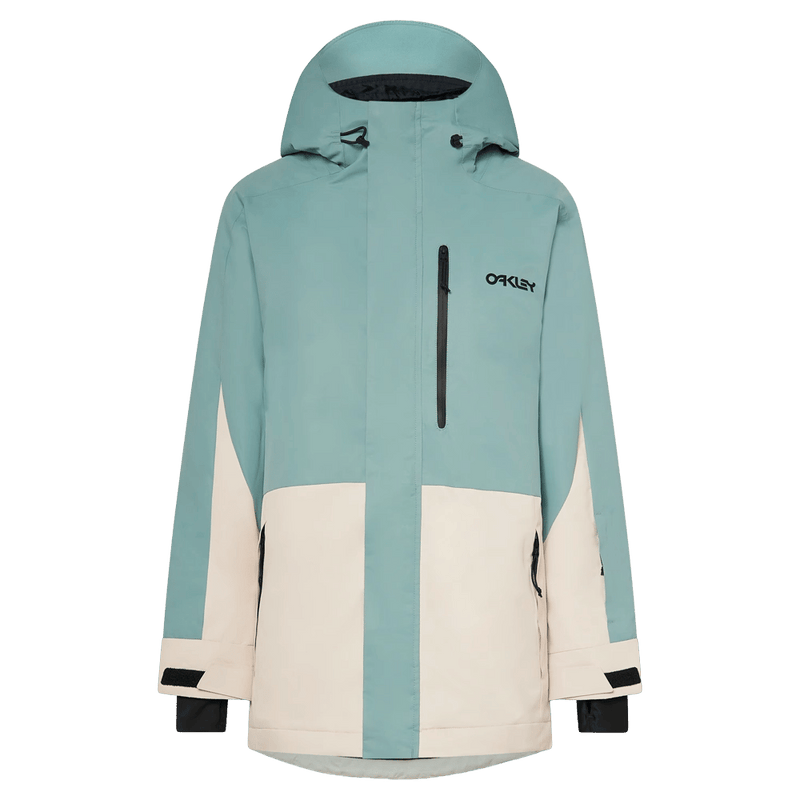 Main view of the Oakley Tnp Tbt Insulated Ski Jacket in Pacific colourway, women's model