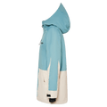 Side view of the Oakley Tnp Tbt Insulated Ski Jacket in Pacific colourway, women's model