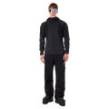 Front view of the Oakley Unbound Gore-Tex Shell 2.0 Ski Pants in Blackout colourway, men's model