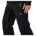 Detail view of the Oakley Unbound Gore-Tex Shell 2.0 Ski Pants in Blackout colourway, men's model