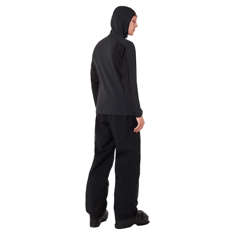 Back view of the Oakley Unbound Gore-Tex Shell 2.0 Ski Pants in Blackout colourway, men's model