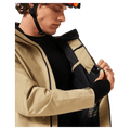 Inside pockets view of the Oakley Unbound Gore-Tex Shell 2.0 Ski Jacket in Pebble colourway, men's model