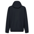 Back view of the Oakley Wintertide Softshell Hoodie in Black colourway, unisex's model