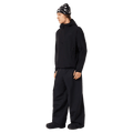 Front view of the Oakley Wintertide Softshell Hoodie in Black colourway, unisex's model