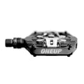 Clip view of the OneUp Clip Pedals in Black colourway, unisex's model.