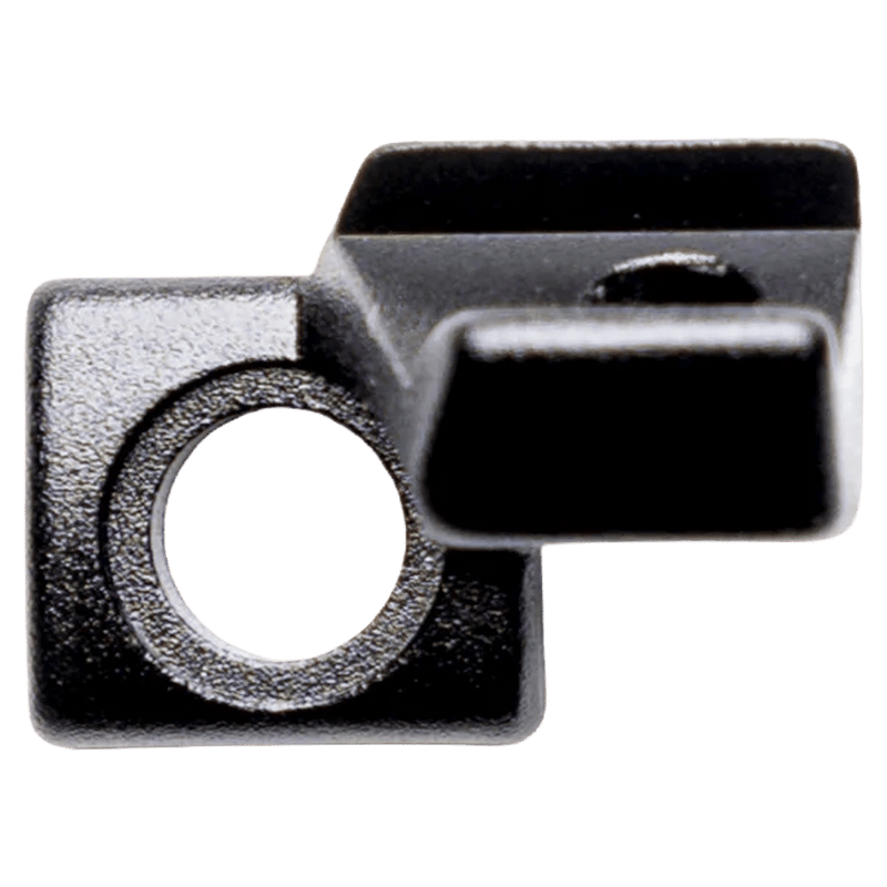 Main view of the One Up V3 Dropper Post Remote Clamp in Black colourway, SRAM MMX Adapter model
