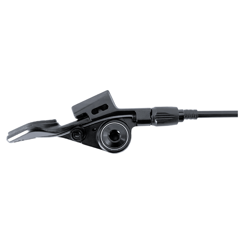 Side view of the One Up V3 Dropper Post Remote Remote in Black colourway, unisex model