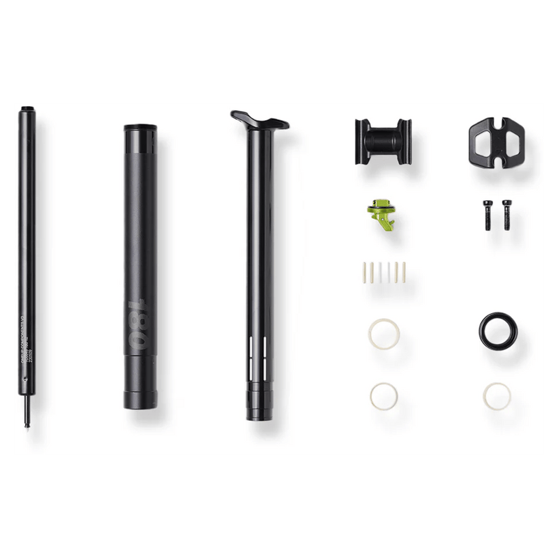 What´s included view of the One Up V3 Dropper Post in Black colourway, unisex model