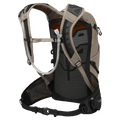 Back view of the Osprey Raptor 14L Hydration Bag in Grey colourway, men model