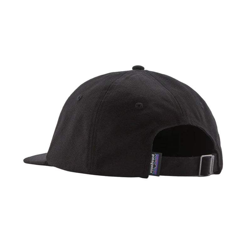 Back view of the Patagonia 2026 Fitz Roy Icon Trad Cap in Black colourway