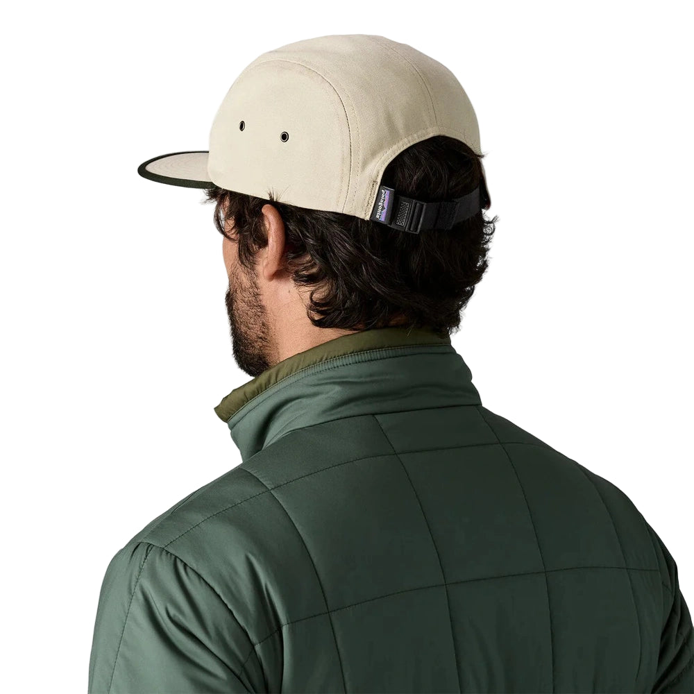 Back view of the Patagonia 2026 Graphic Maclure Hat in Pumice colourway