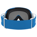 Back view of the Poc POCito Retina Goggles in Flourescent Blue colourway, kids's model