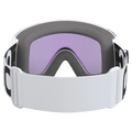 Back view of the Poc Vitrea Goggles in Hidrogen White colourway, unisex's model