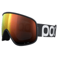 Main view of the Poc Vitrea Goggles in Uranium Black colourway, unisex's model