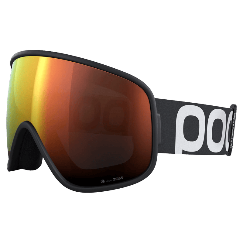 Main view of the Poc Vitrea Goggles in Uranium Black colourway, unisex's model
