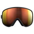 Front view of the Poc Vitrea Goggles in Uranium Black colourway, unisex's model