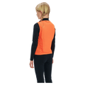 Back view of the Poc Vpd Air Vest Protection in Flourescent Orange colourway, kids's model