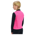 Back view of the Poc Vpd Air Vest Protection in Flourescent Pink colourway, kids's model
