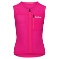 Main view of the Poc Vpd Air Vest Protection in Flourescent Pink colourway, kids's model