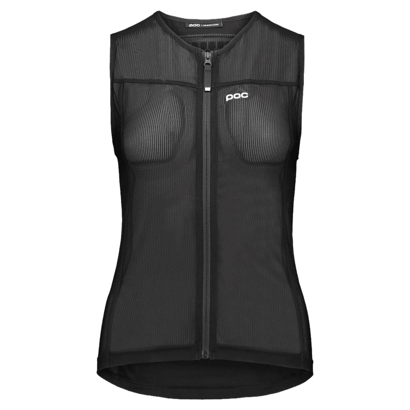 Main view of the Poc Vpd Air Vest Protection in Uranium Black colourway, women's model