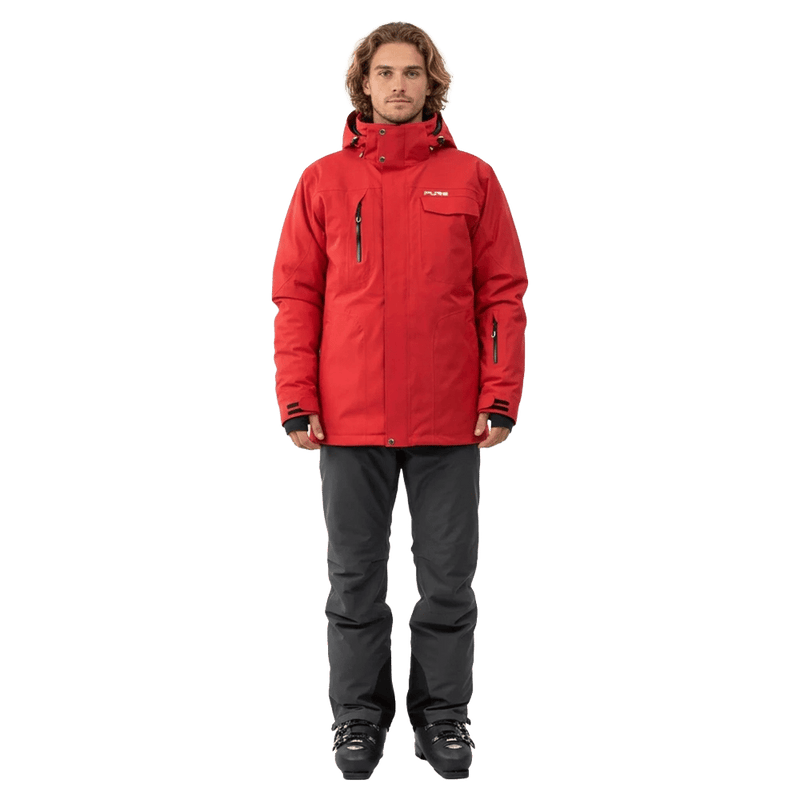 Front view of the Pure All The Way Jacket in Barbados colourway, men model