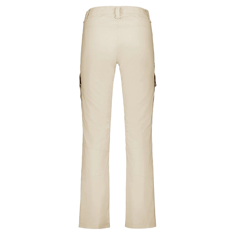 Back view of the Pure Bottoms Up Pants in Whitecap colourway, women model