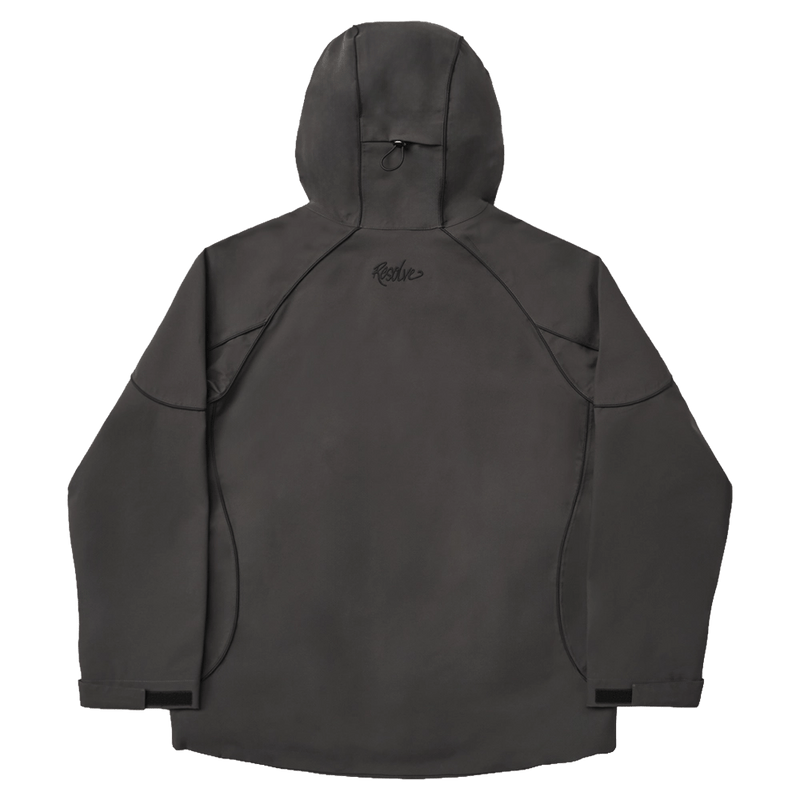 Back view of Resolve Liberty Ski Jacket in colour Charcoal