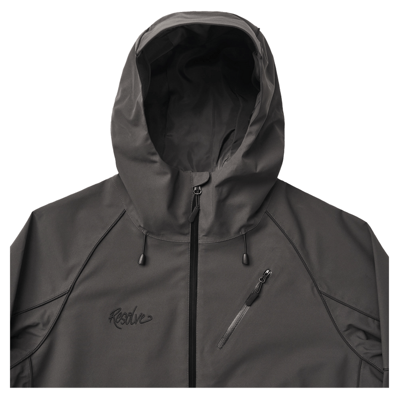 Front view of Resolve Liberty Ski Jacket in colour Charcoal