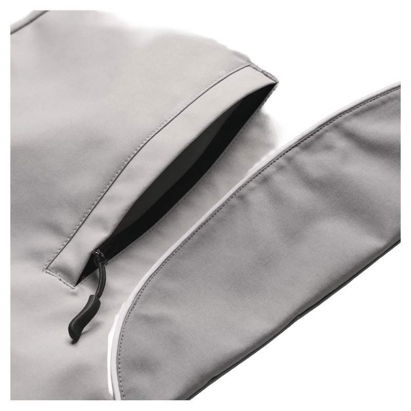 Pocket view of Resolve Storm Ski Jacket in Grey