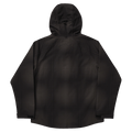 Back view of the Resolve Geo Ski Jacket in colour Black Plaid