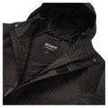 Inside view of the Resolve Geo Ski Jacket in colour Black Plaid