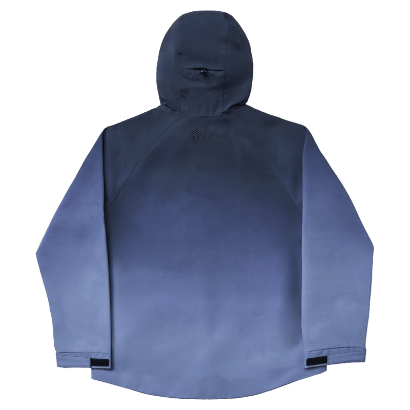 Back view of Resolve Gradient Ski Jacket in Navy