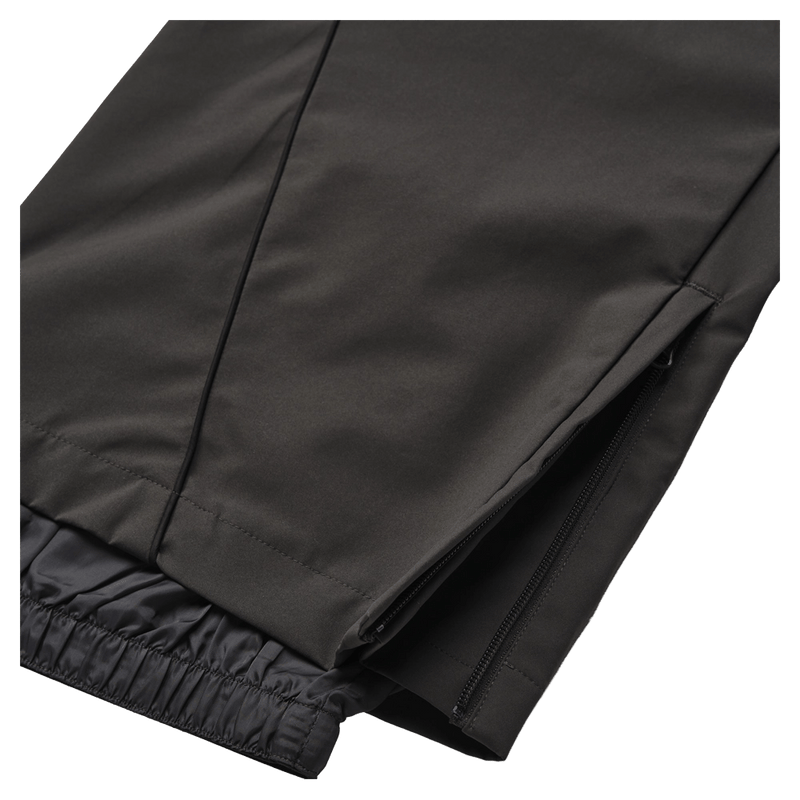 Leg view of Resolve Baggy Track Ski Pants in colour Charcoal