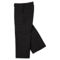 Side view of Resolve Sprinter Baggy cargo Ski Pants in colour Black