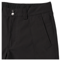 Front view of Resolve Sprinter Baggy cargo Ski Pants in colour Black