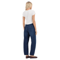 Back view of Rollas Arc Barrel Jeans - Womens in colour Murmur.