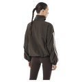 Back view of P.E Nation Radius Jacket - Womens in colour Coffee.